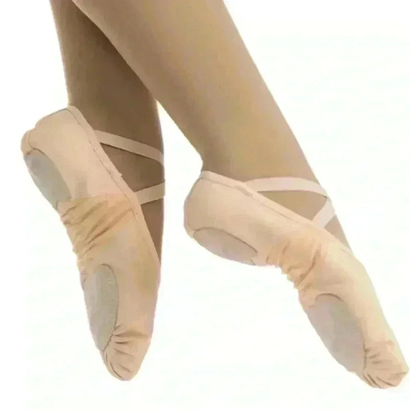 Danzcue Adult Split Leather Sole Ballet Dance Slipper Pink Sz 8.5 M - Picture 12 of 15